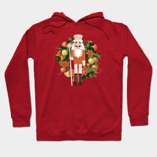 Nutcracker ans christmas wreath Hoodie